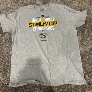 LARGE PITTSBURGH PENGUINS B2B STANLEY CUP CHAMPIONS 16-17
